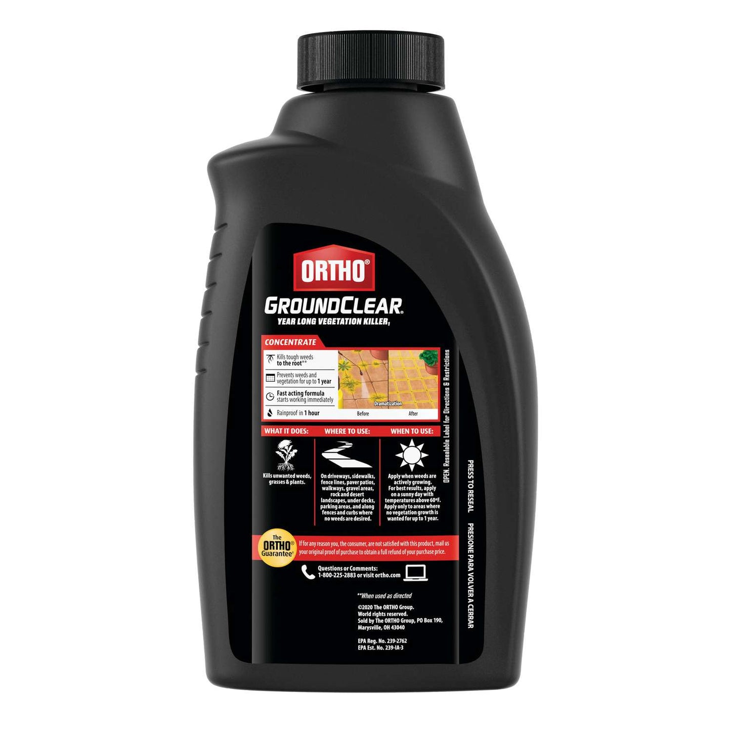  Ortho GroundClear Year Long Vegetation Killer Concentrate 32 Oz