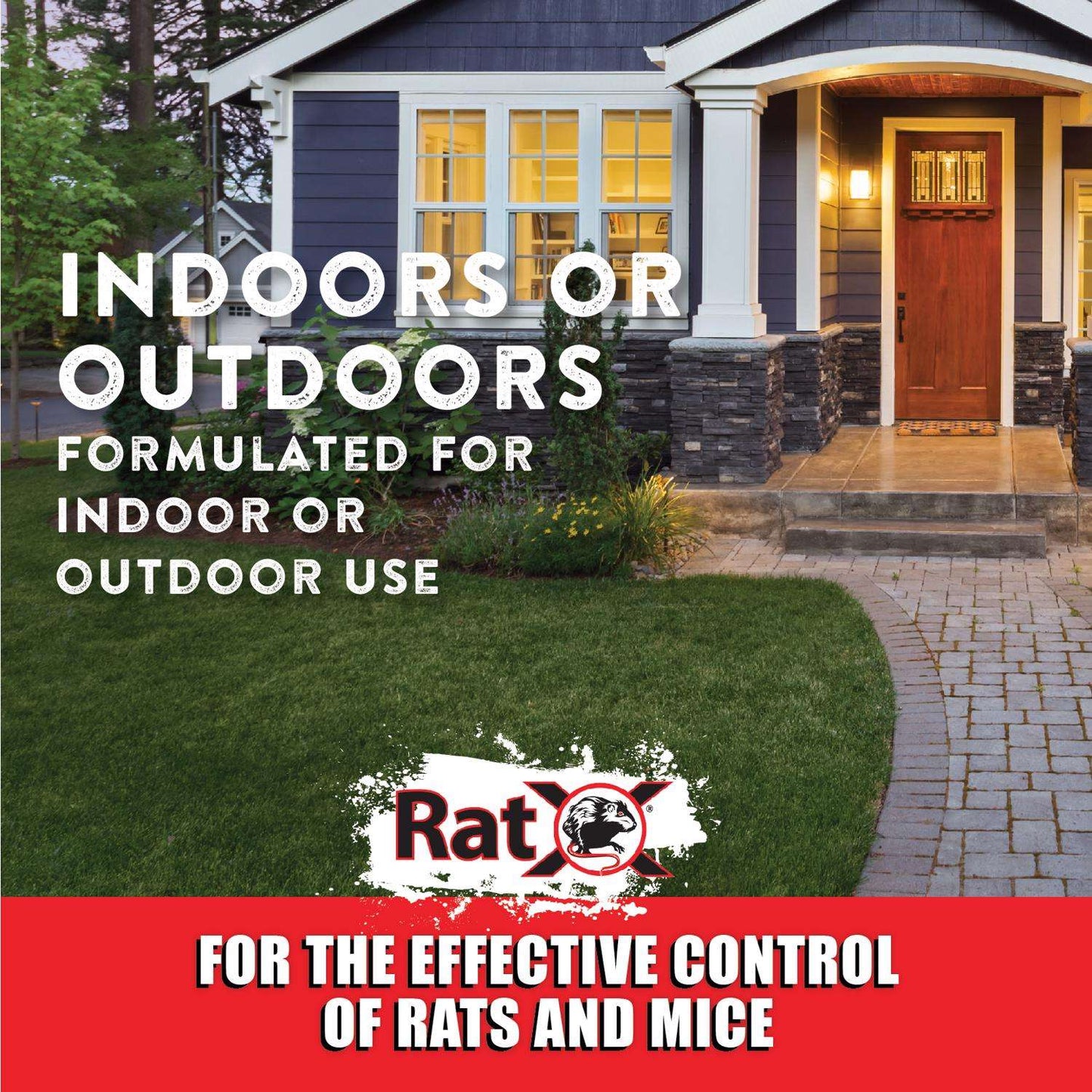  RatX Non-Toxic Bait Pellet Throw Pack For Mice And Rats 6 Pk