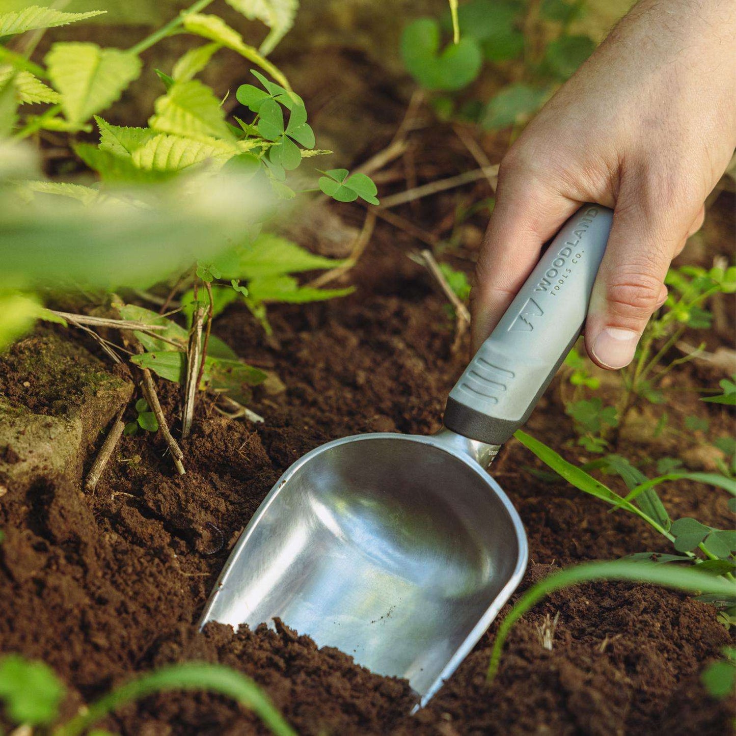  Woodland Tools 13.37 In. Aluminum V-Shaped Digging Hand Trowel Poly Handle