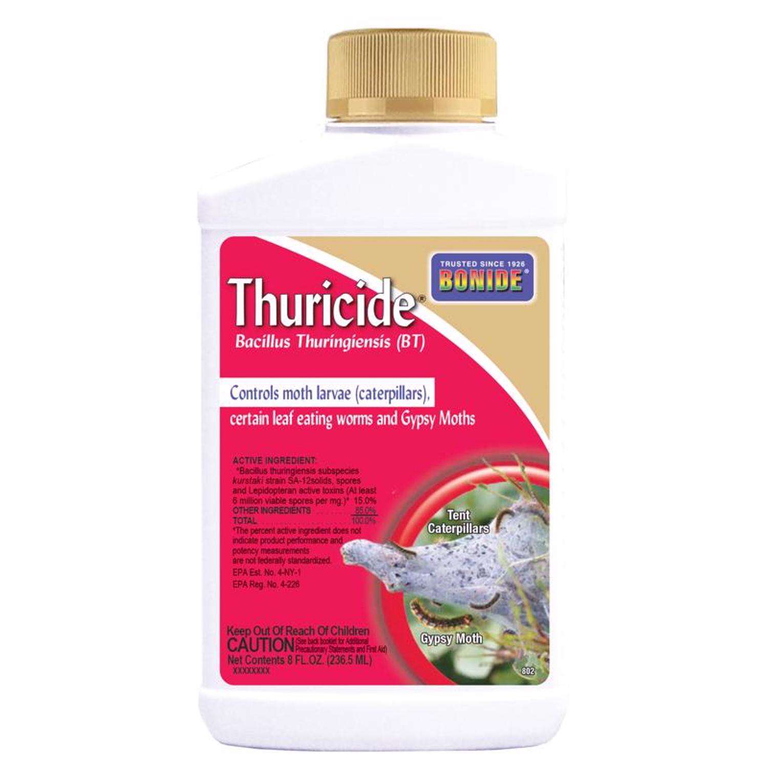  Bonide Thuricide Organic Insect Killer Liquid Concentrate 8 Oz