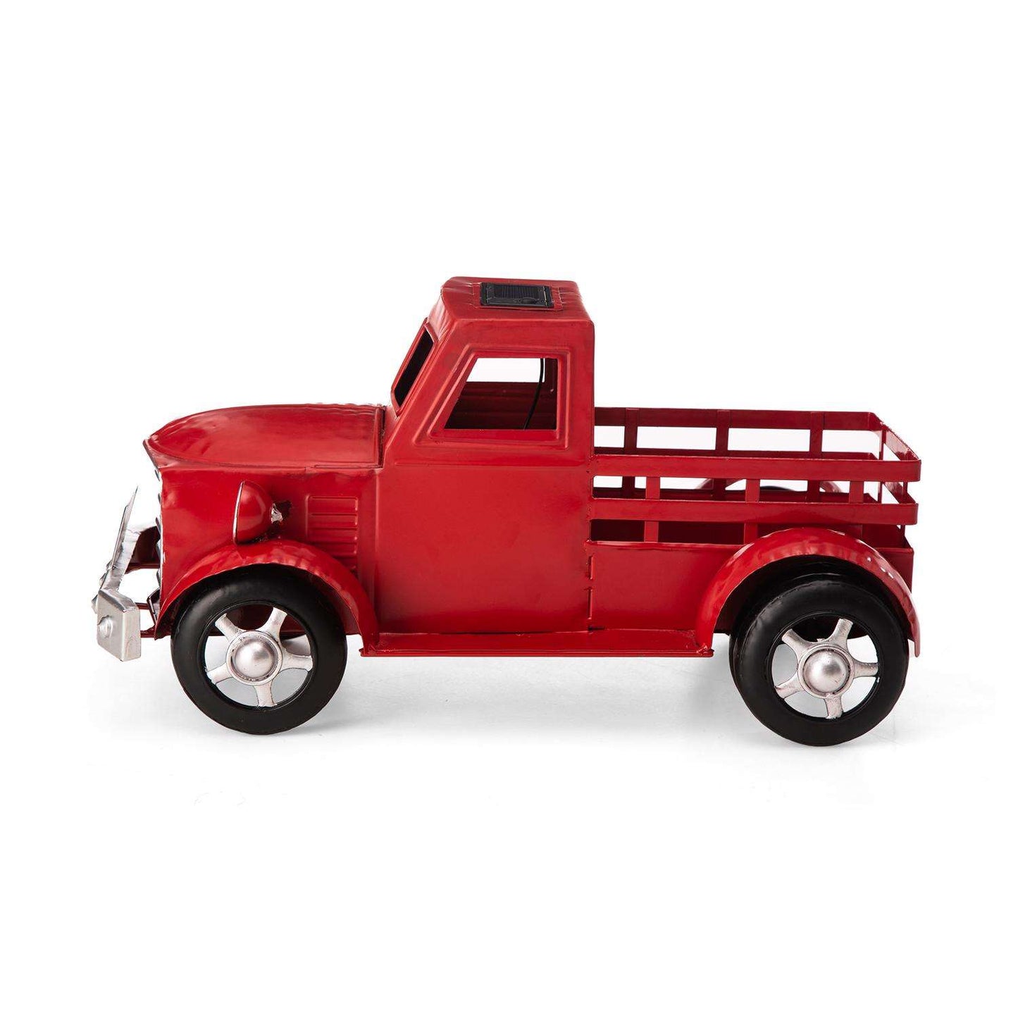 Glitzhome 9.25 In. H Red Iron/Plastic Plant Stand