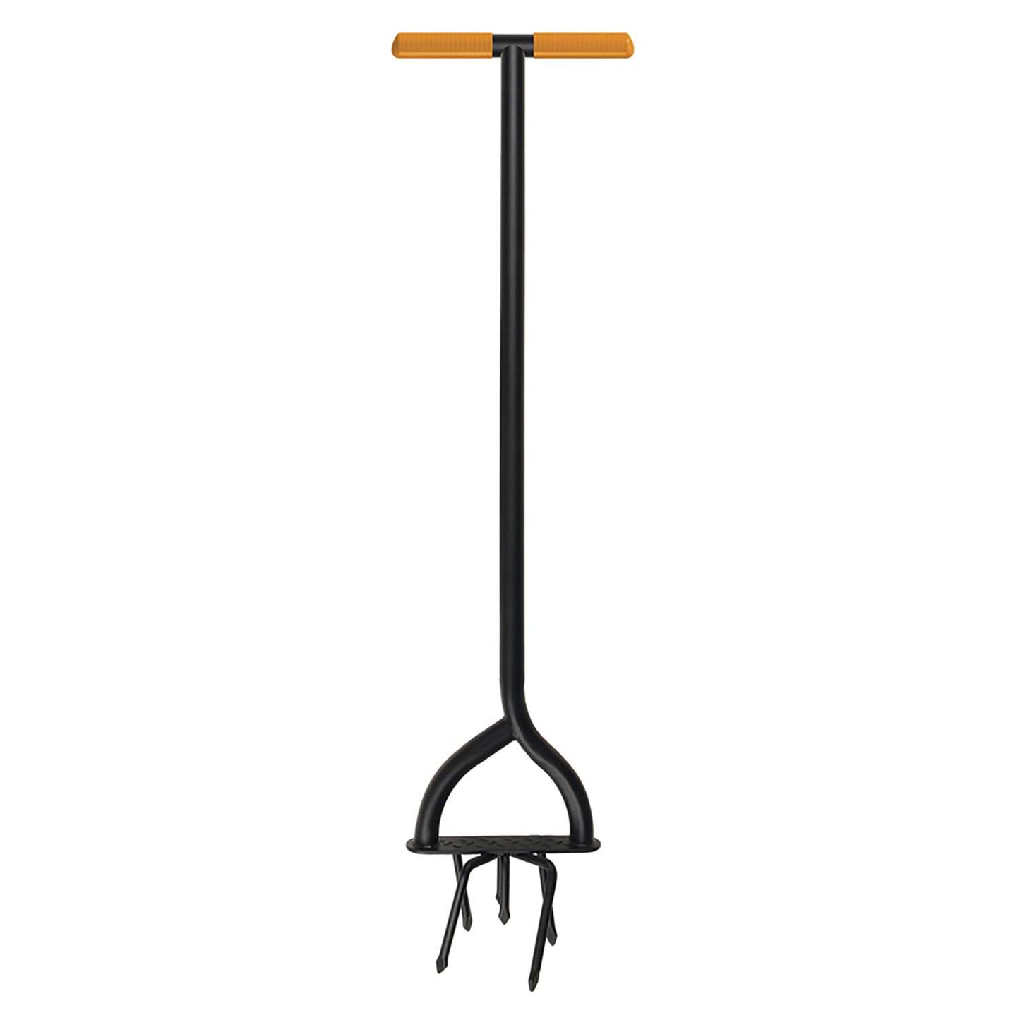  Fiskars 5 Tine Steel Hand Tiller 40 In. Steel Handle