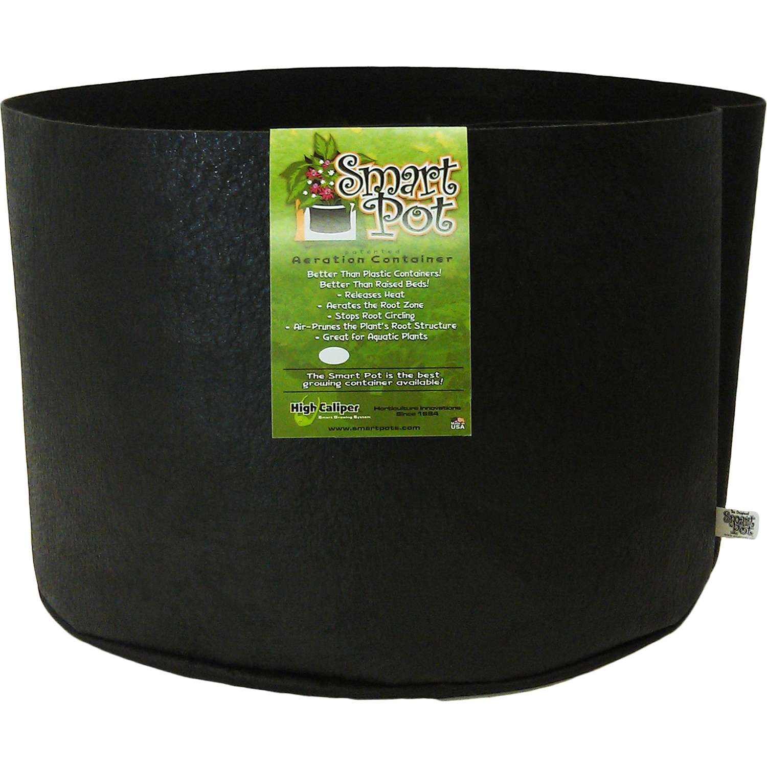  Smart Pot 15.5 In. H X 20 In. W X 20 In. D X 20 In. D Geo-Thermal Fabric Grow Bag Planter Black