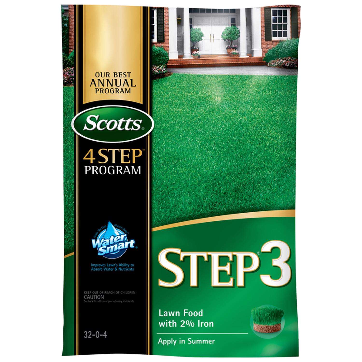  Scotts 4 Step Seeding Annual Program Lawn Food For All Grasses 15000 Sq Ft