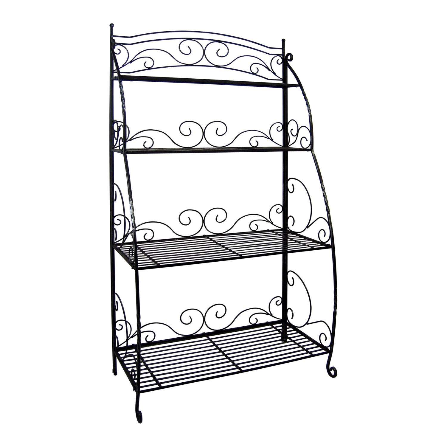  VegTrug 59 In. H Black Steel Plant Stand
