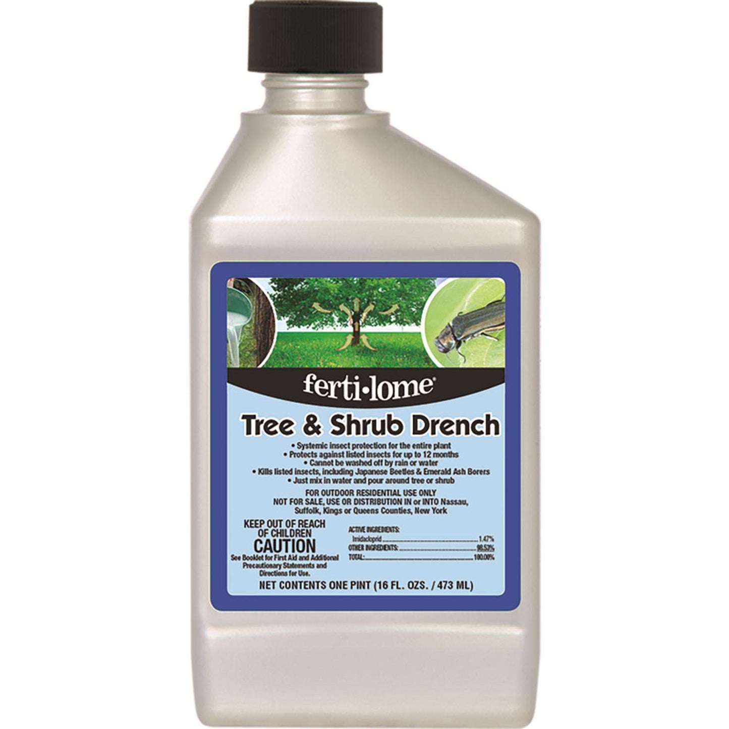  Ferti-lome Tree & Shrub Drench Systemic Insecticide Liquid 16 Oz