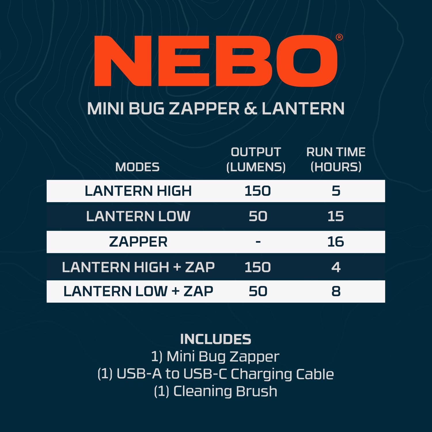  NEBO Personal Outdoor Mosquito Zapper And Lantern