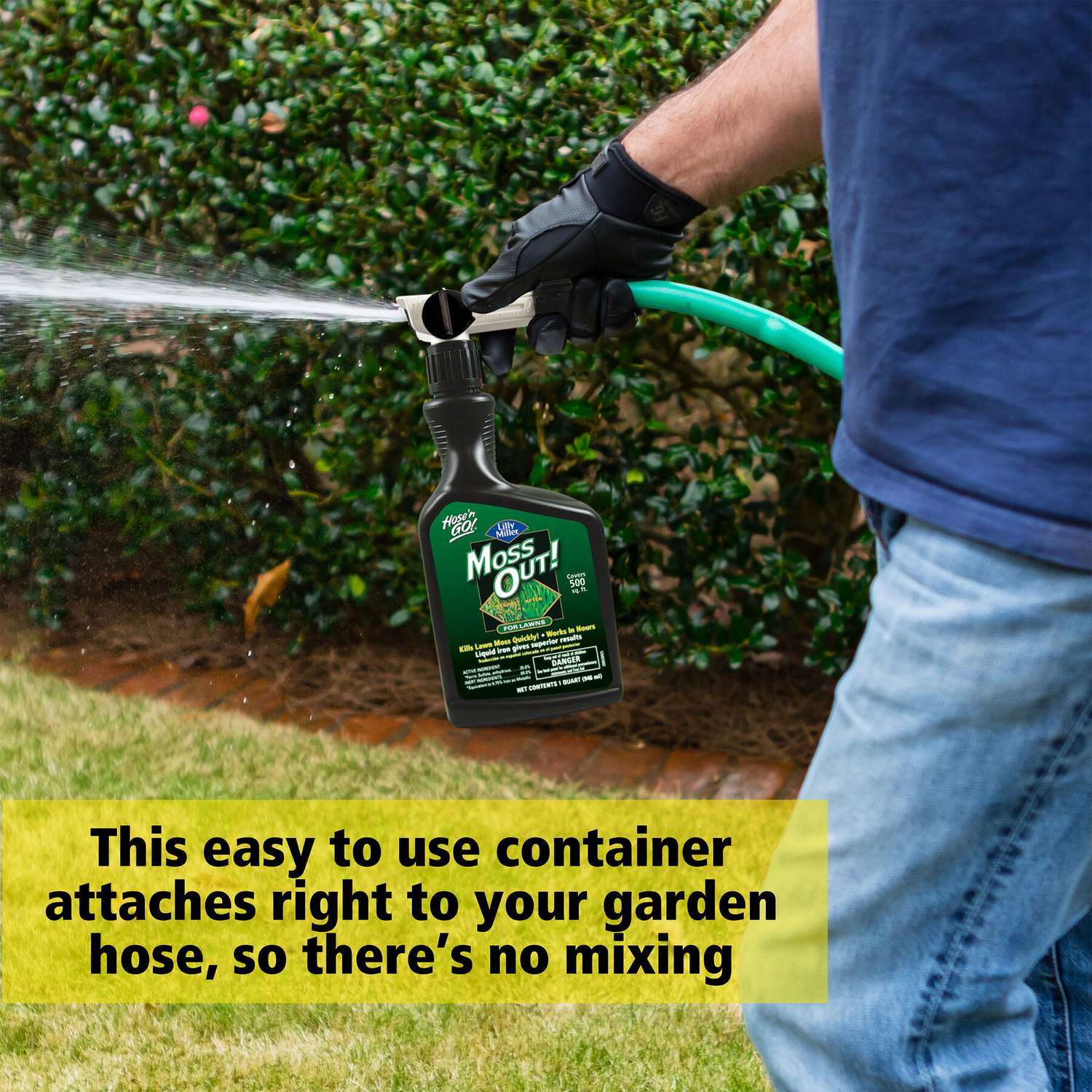  Lilly Miller Hose 'n Go Moss Out Moss Control Concentrate 32 Oz