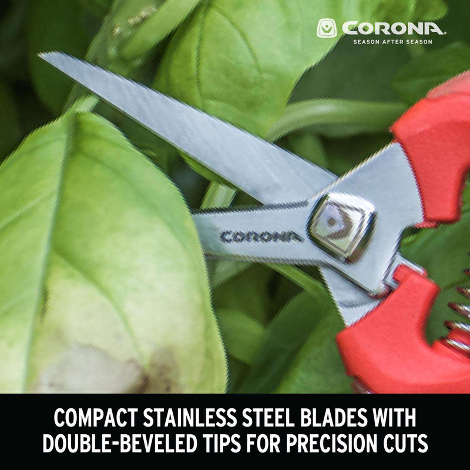  Corona ComfortGEL 5 In. Steel Precision Tip Leaf/Stem Micro Snip