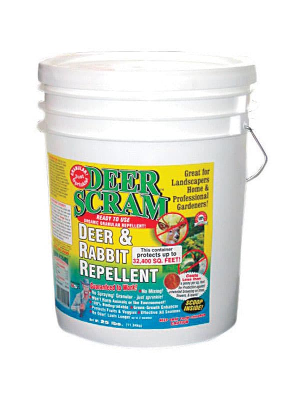  Deer Scram Deer And Rabbit Repellent 32,400 Sq. Ft. Granules RTU 2 Month 25 Lb.