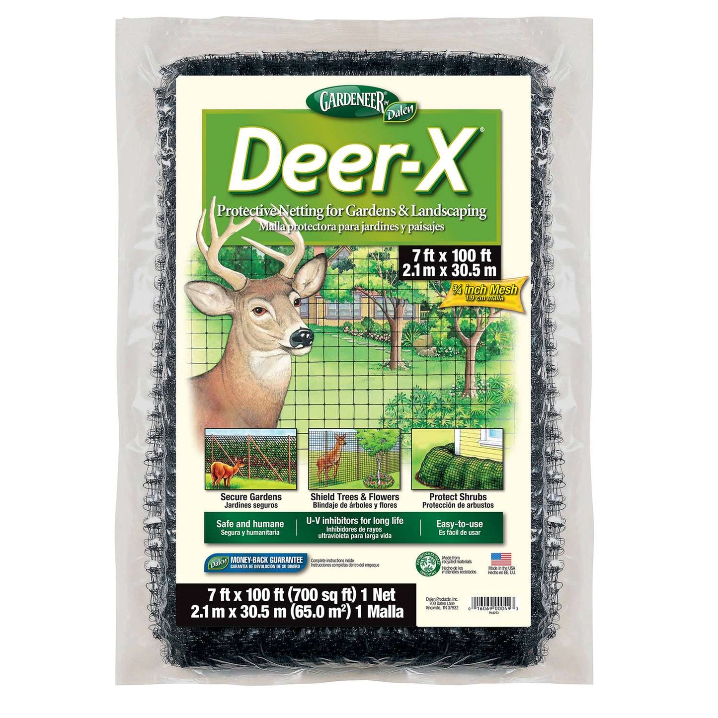  Gardeneer Deer-X 100 Ft. L X 7 Ft. W 1 Pk Protective Netting