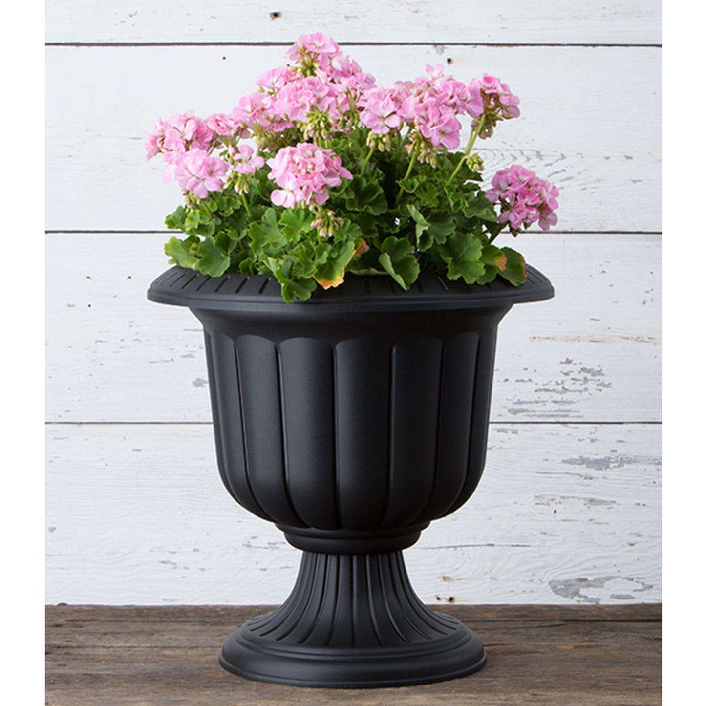  Novelty 19 In. H X 19 In. W X 19 In. D X 19 In. D Resin Classic Urn Urn Planter Black
