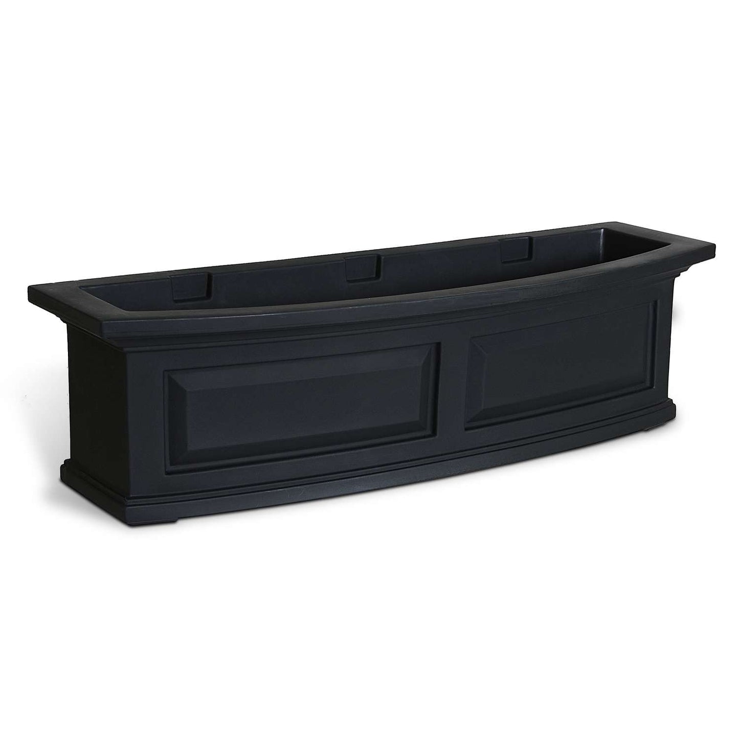  Mayne Nantucket 10 In. H X 11.5 In. W X 36 In. D Plastic Window Box Black
