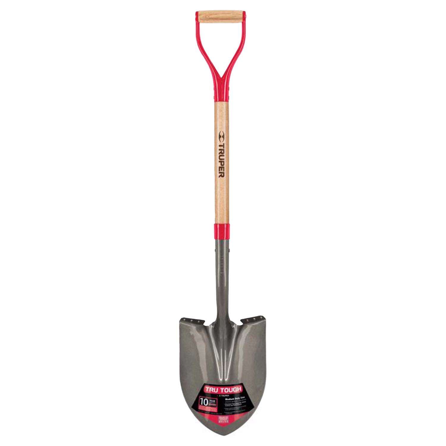  Truper Tru-Tough 41 In. Steel Round Digging Shovel Wood Handle