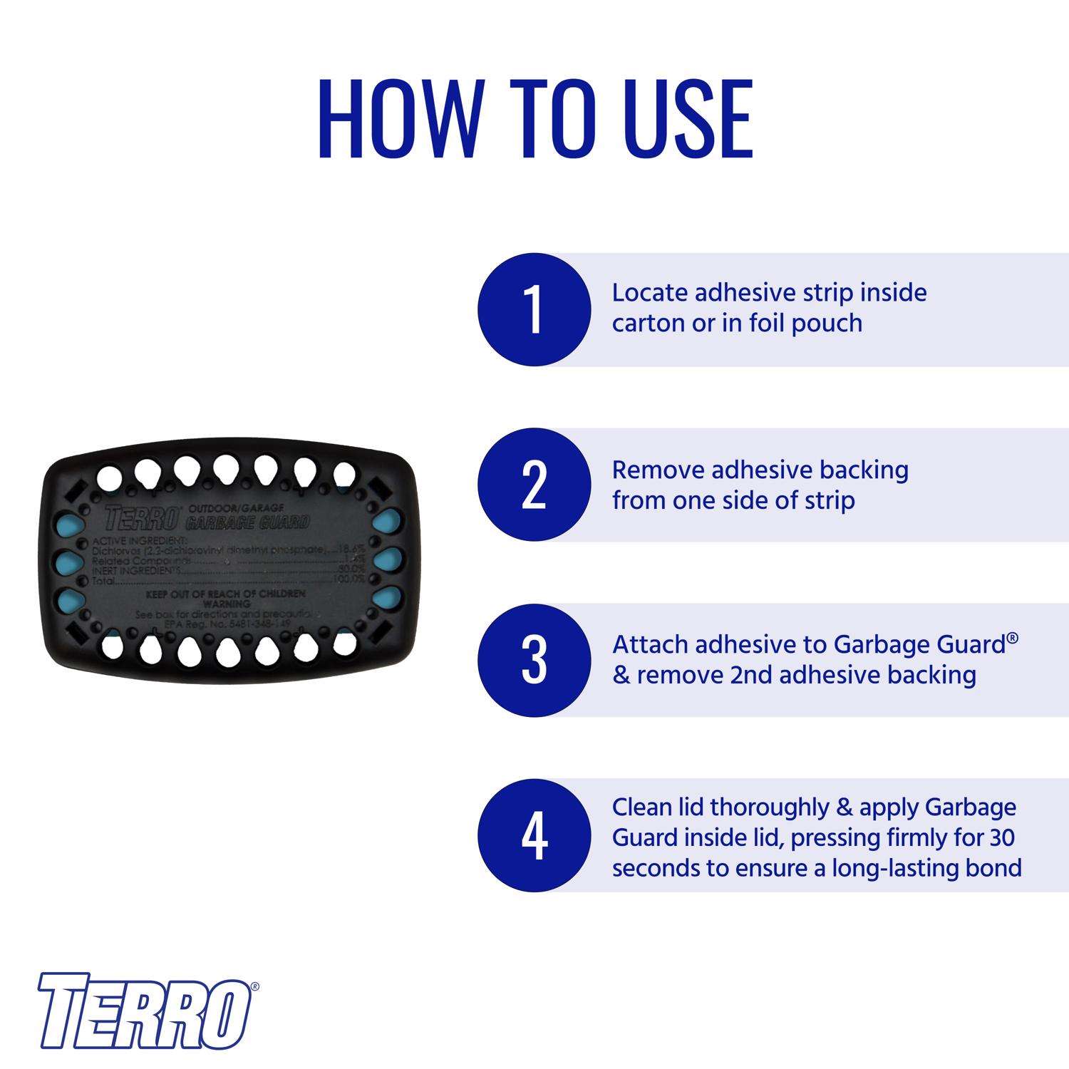 TERRO Garbage Guard Insect Killer Pod 1 Pk