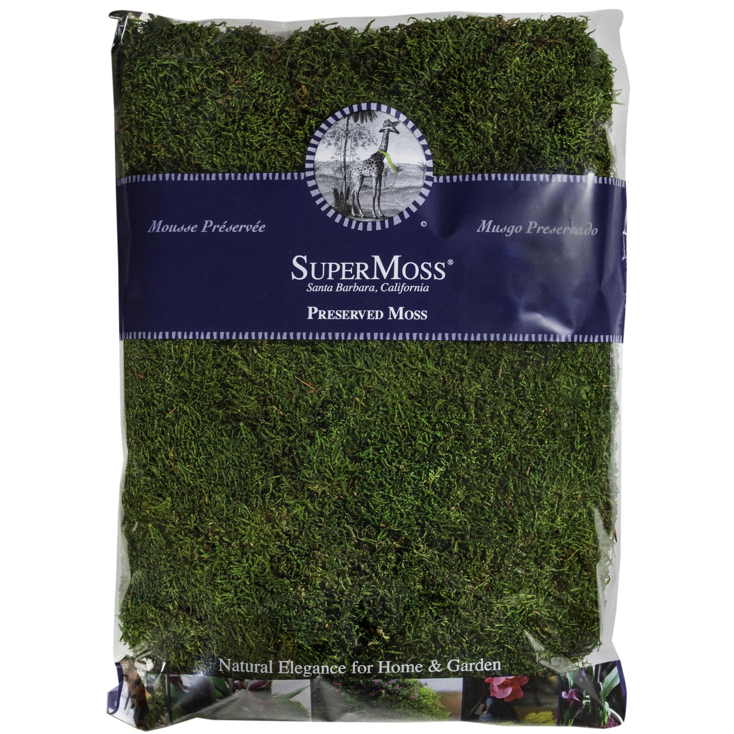  SuperMoss Green Sheet Moss 480 Cu In