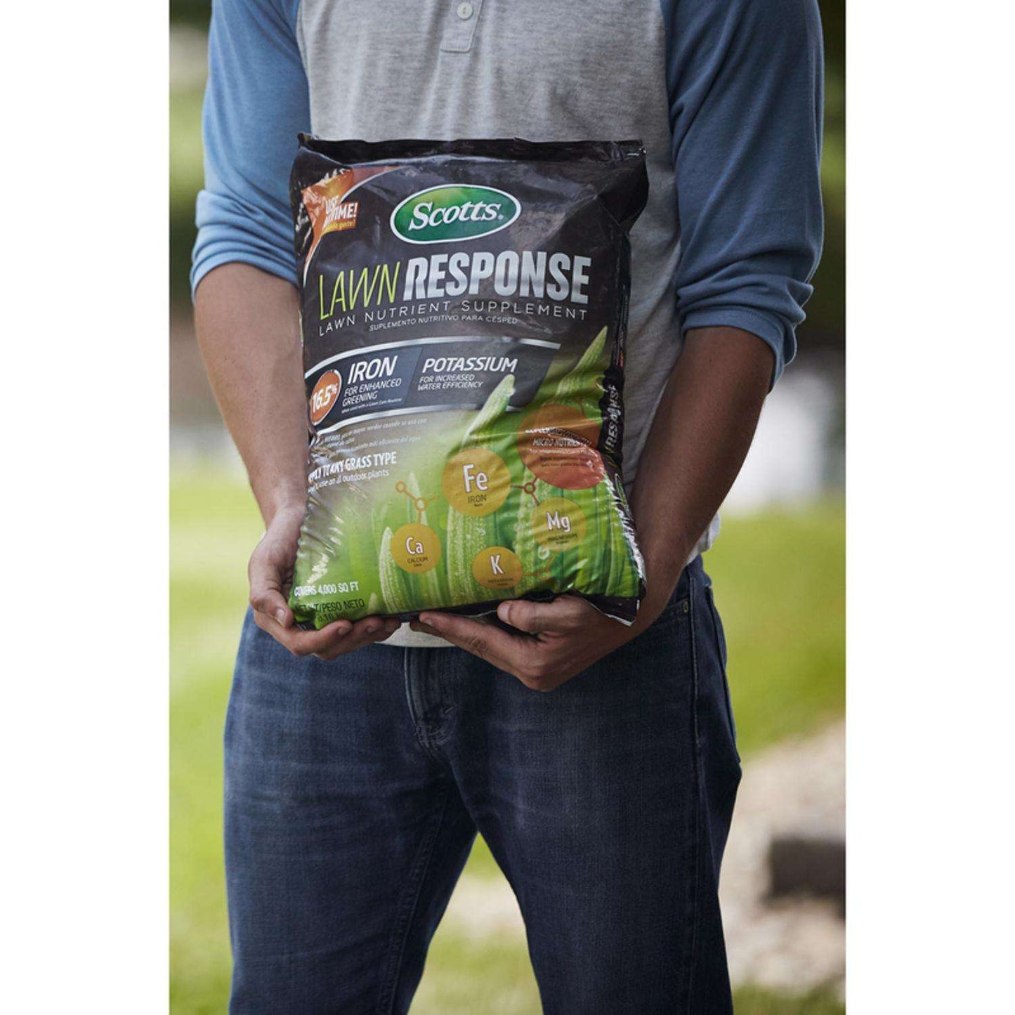  Scotts Lawn Response All-Purpose Lawn Fertilizer For All Grasses 4000 Sq Ft