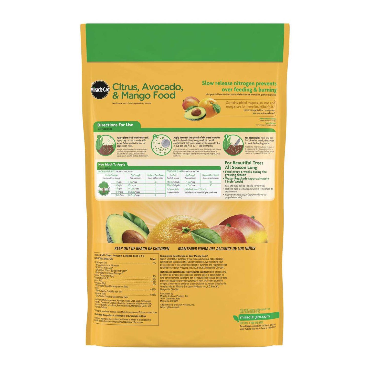  Miracle-Gro Granules Plant Food 20 Lb