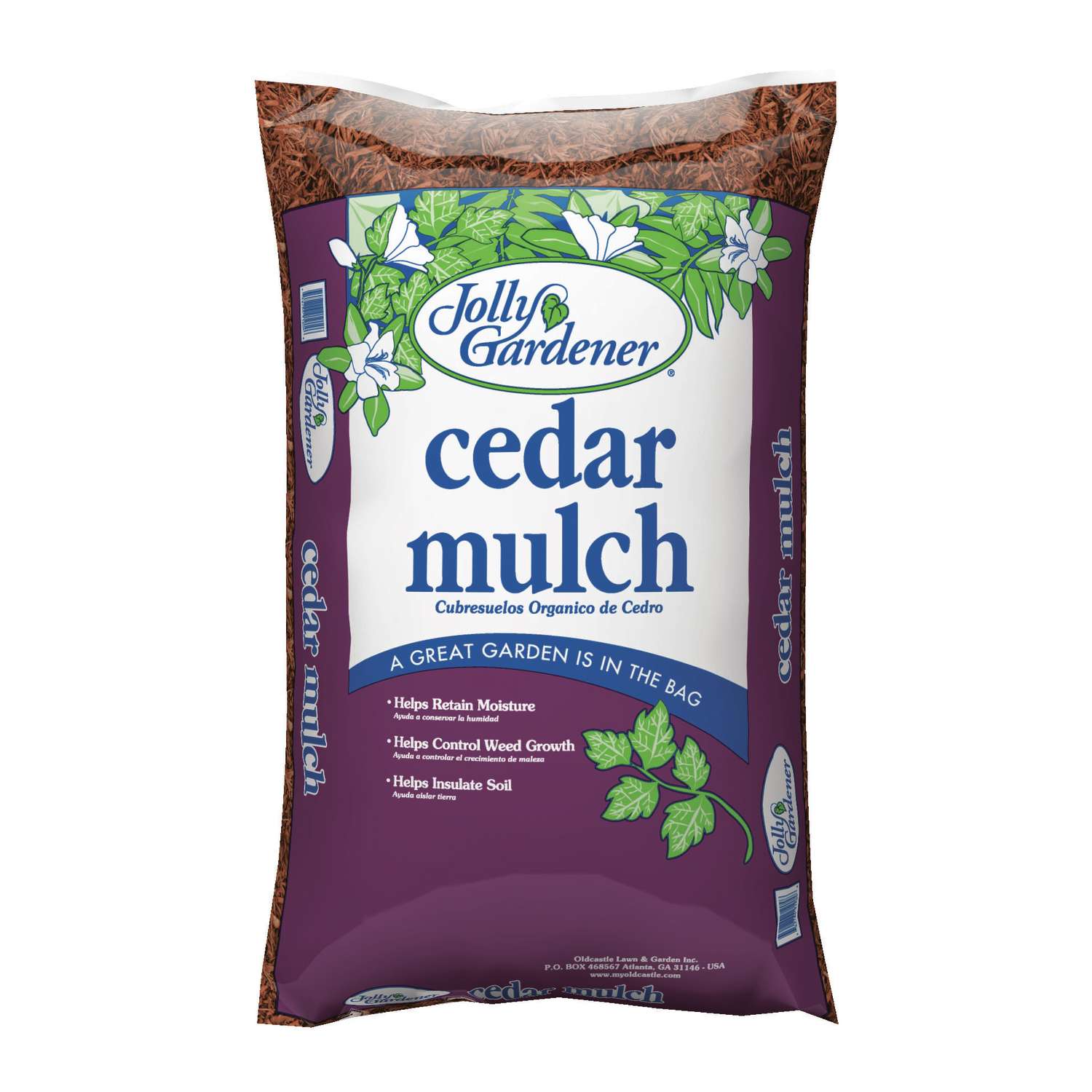 Jolly Gardener Natural Cedar Mulch 3 Cu Ft