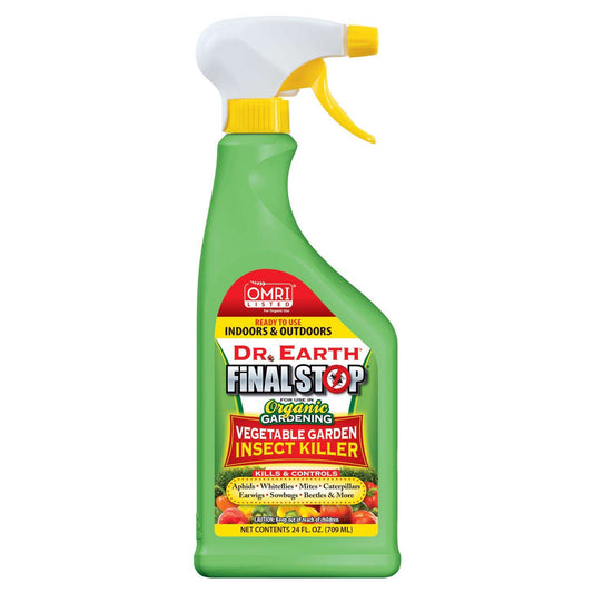  Dr. Earth Final Stop Vegetable Garden Organic Insect Killer Liquid 24 Oz