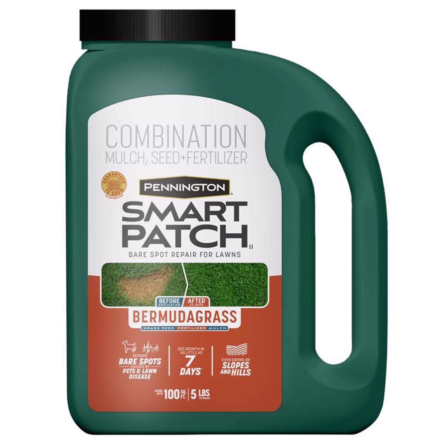  Pennington Smart Patch Bermuda Grass Full Sun Seed/Fertilizer/Mulch Repair Kit 5 Lb