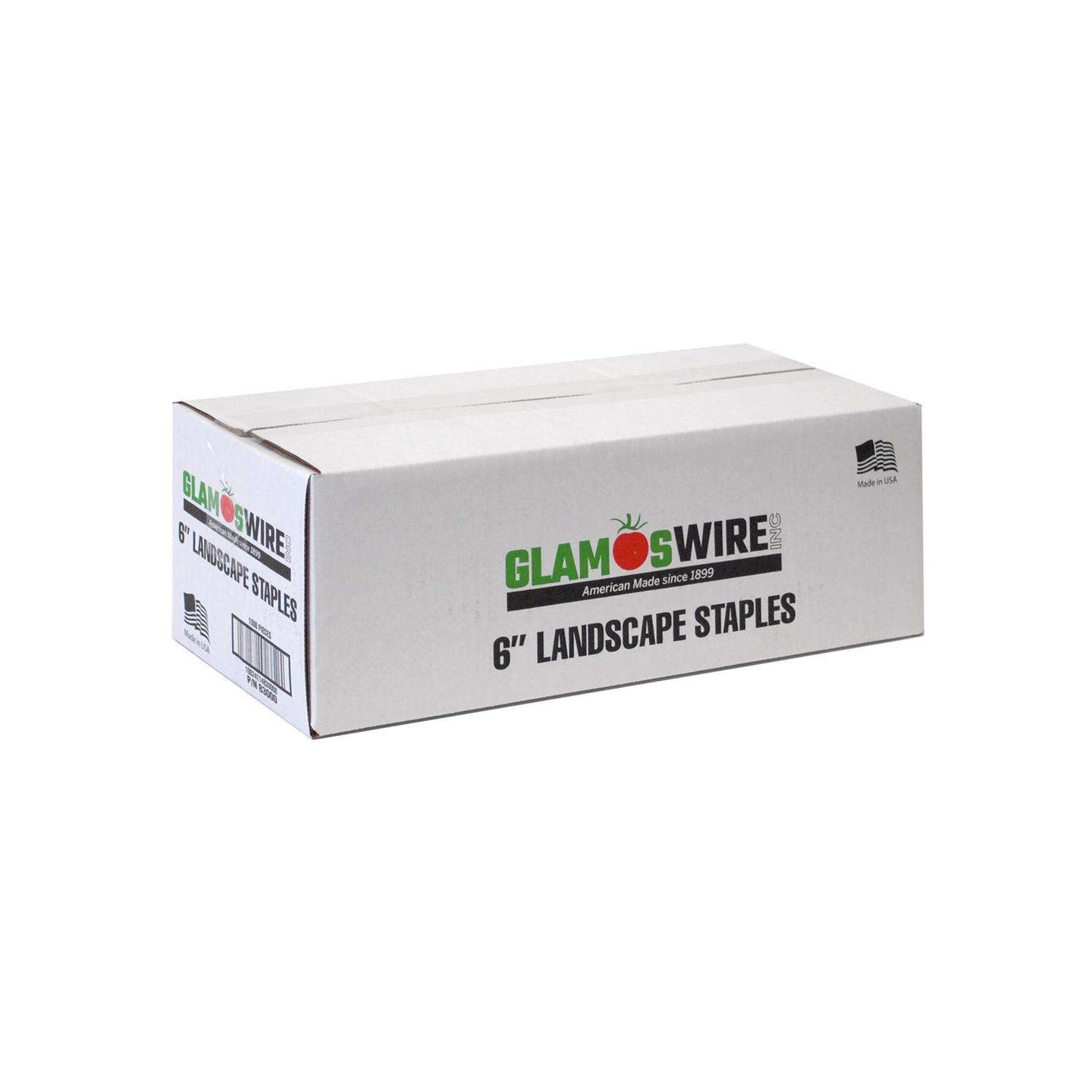  Glamos Wire 1 In. W X 6 In. L Steel Garden Staples 1000 Pk