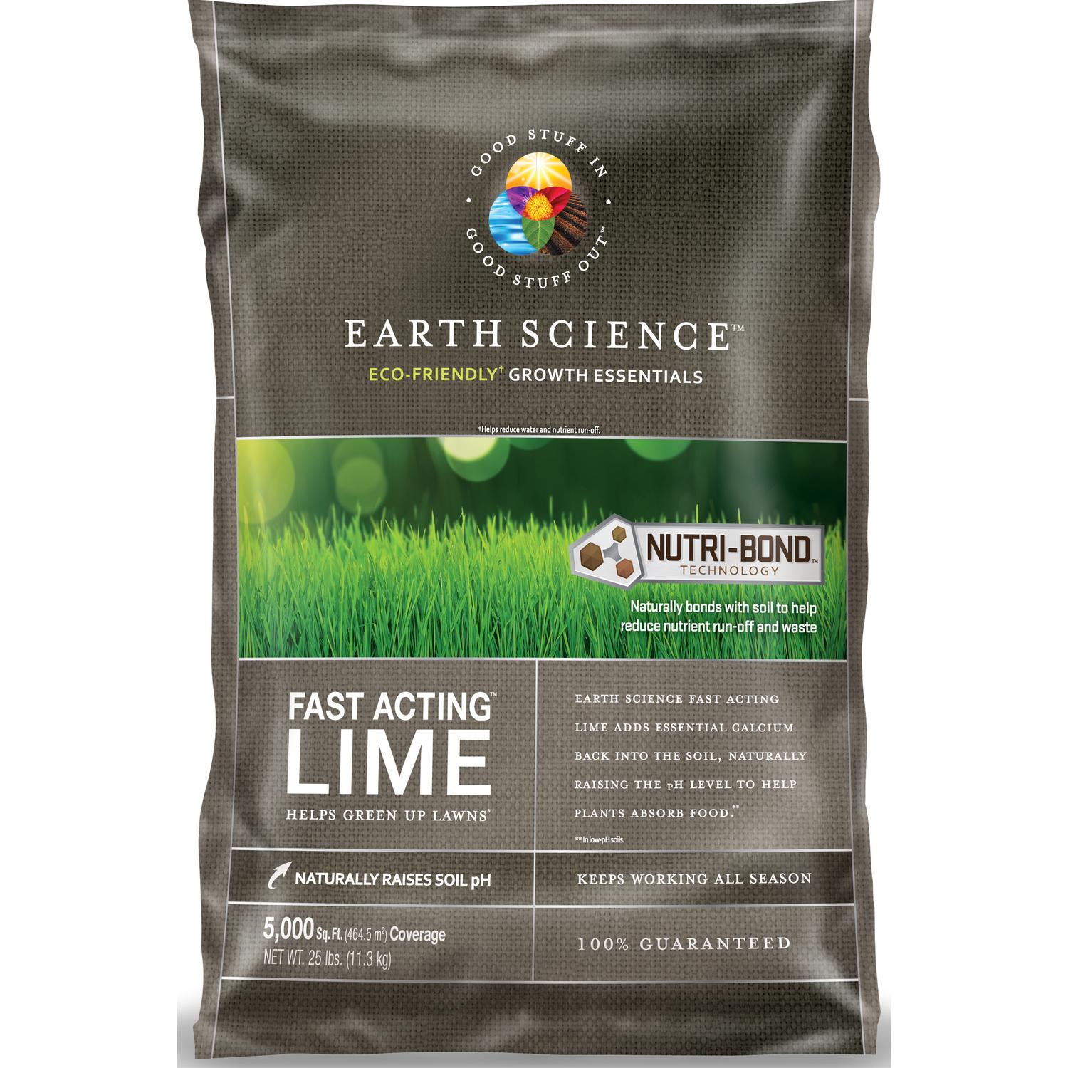  Earth Science Fast Acting Lime 5000 Sq Ft 25 Lb