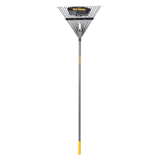 True Temper 64.5 In. 22 Tine Steel Leaf Rake Wood Handle