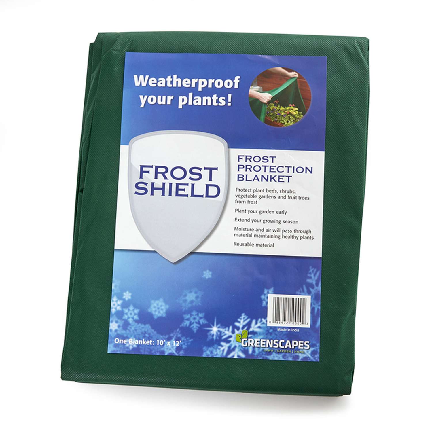  Greenscapes Frost Shield 12 Ft. L X 10 Ft. W Plant Protecting Blanket
