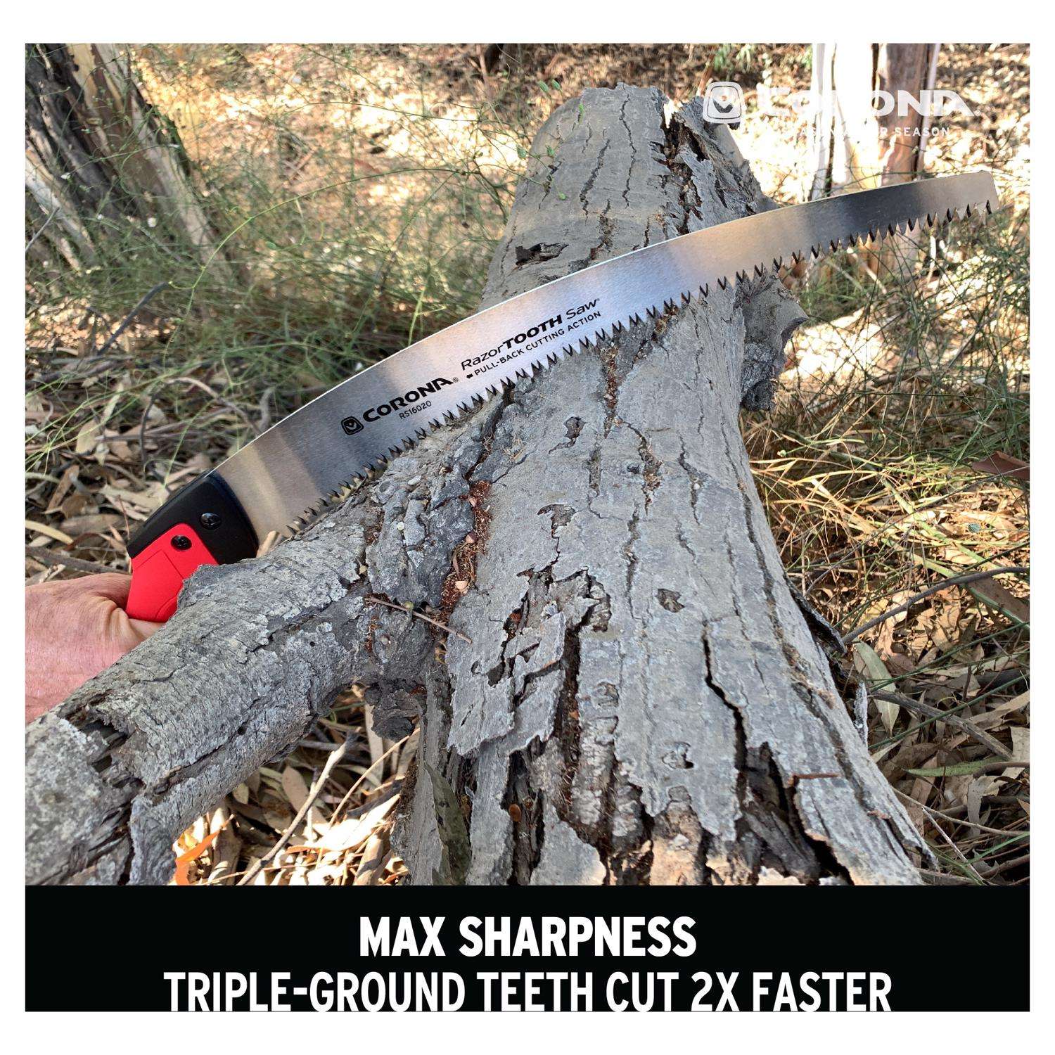  Corona RazorTOOTH RS16020 5 In. Carbon Steel Curved Pruning Saw
