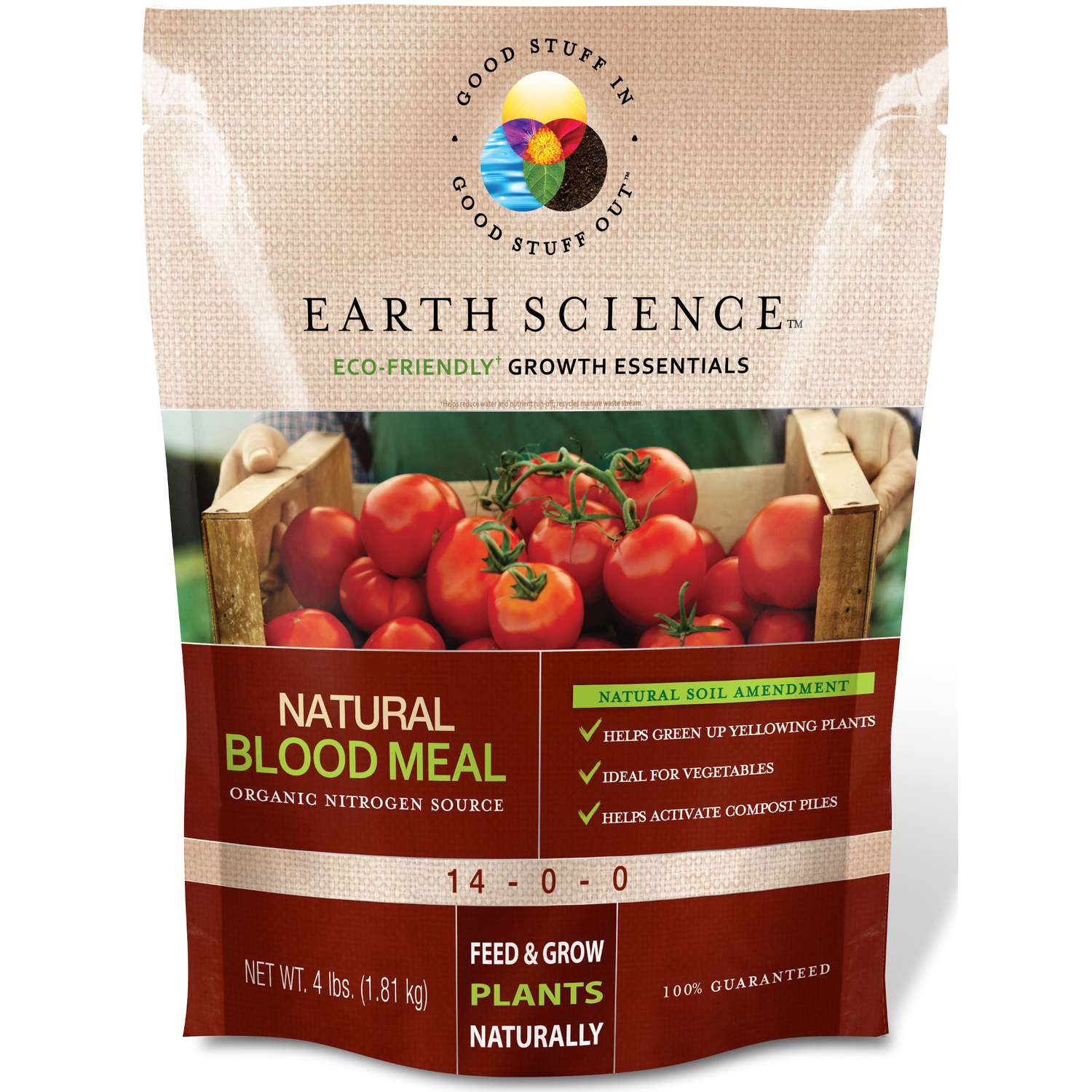  Earth Science Growth Essentials Organic Blood Meal Soil Amendment 4 Lb