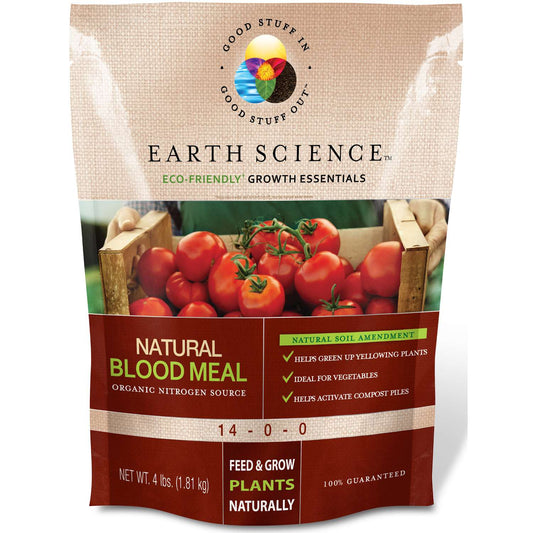  Earth Science Growth Essentials Organic Blood Meal Soil Amendment 4 Lb