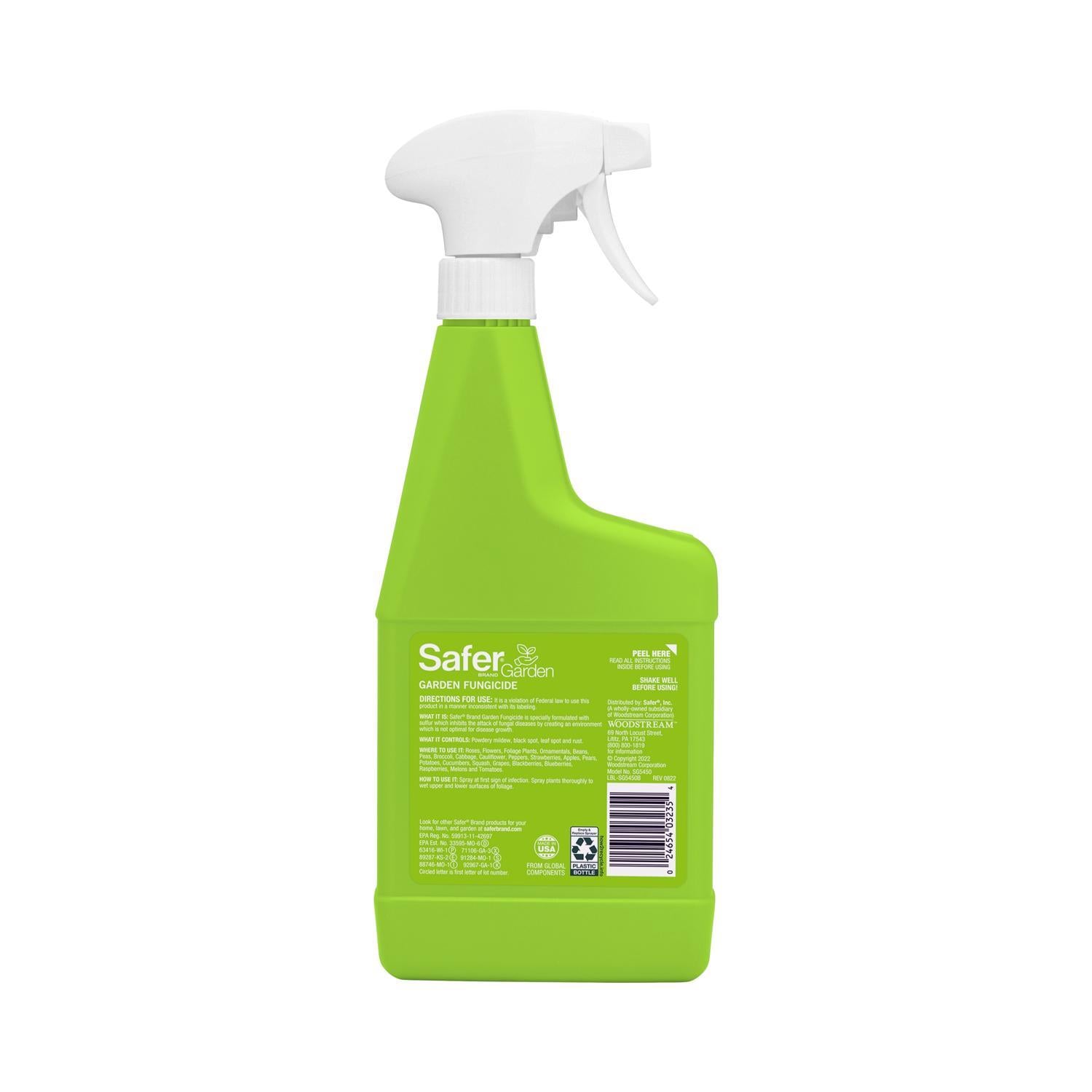  Safer Brand Organic Liquid Garden Fungicide 24 Oz