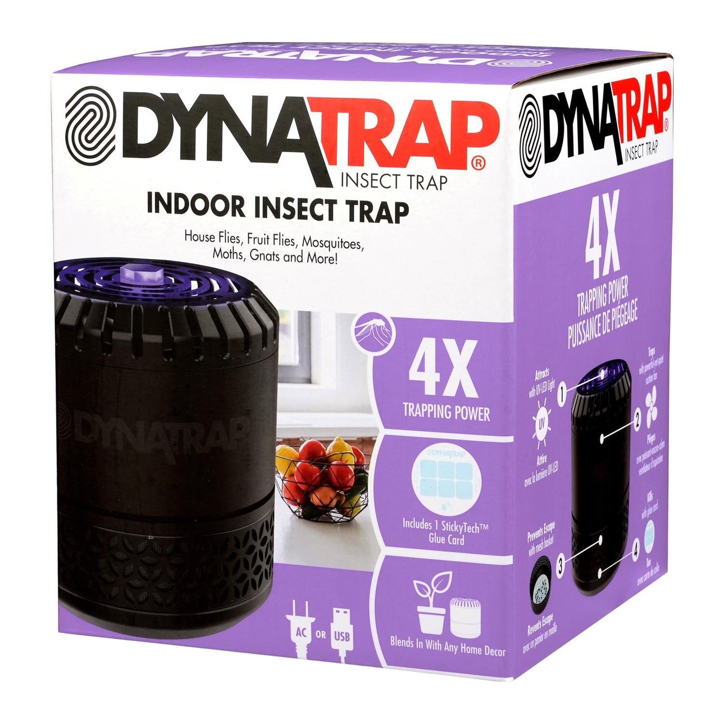  DynaTrap Ultralight Indoor Flying Insect Trap 600 Sq Ft 8 W