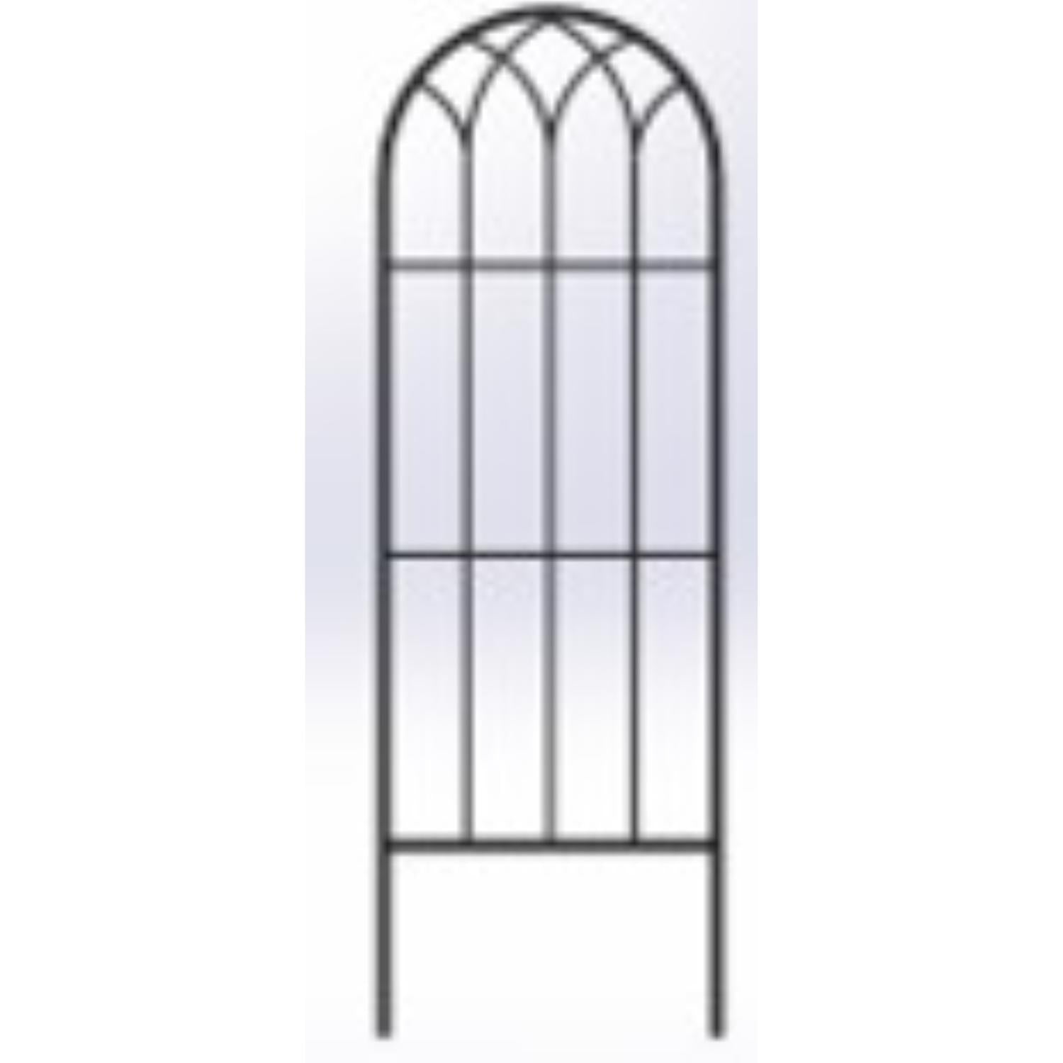  Living Accents 24 In. H Black Steel Trellis