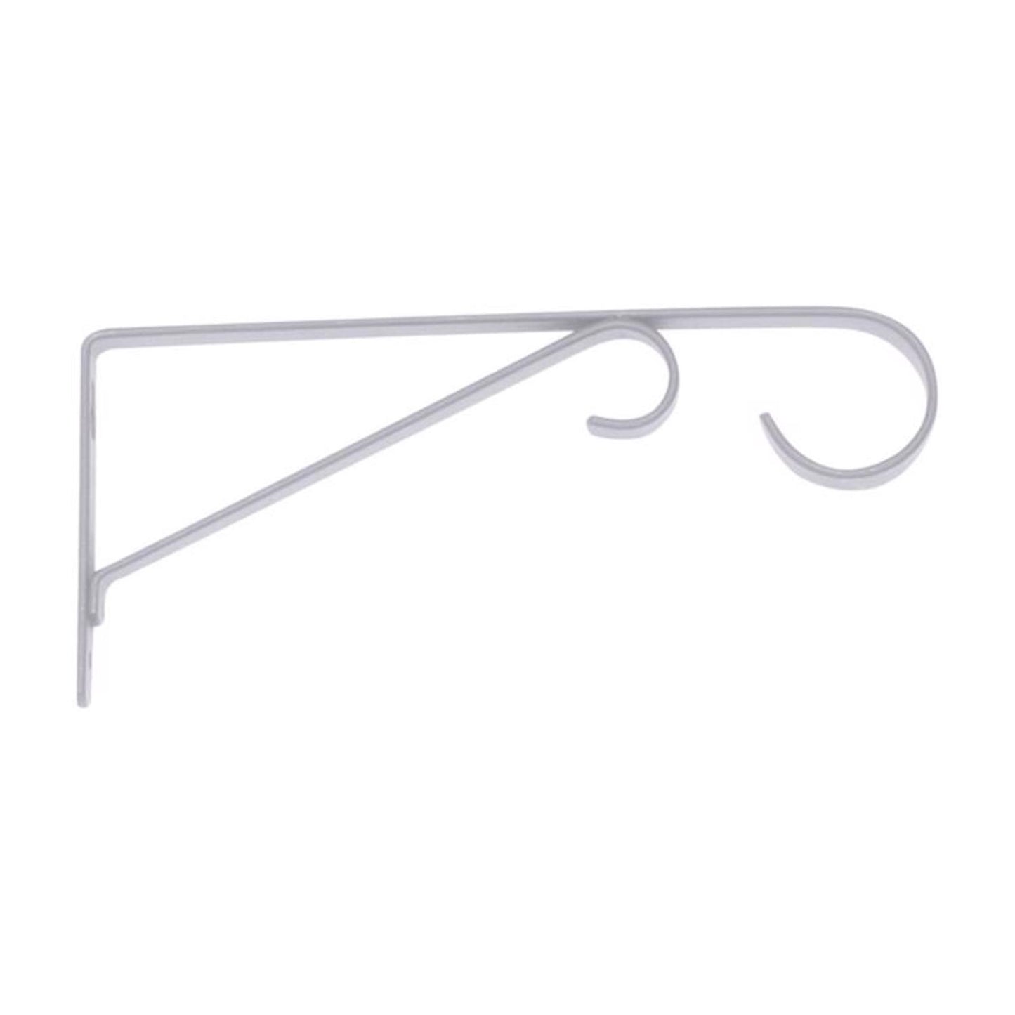  Living Accents White Steel 9 In. H Straight With Loop Plant Hook 1 Pk