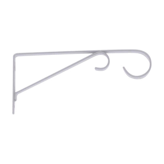  Living Accents White Steel 9 In. H Straight With Loop Plant Hook 1 Pk