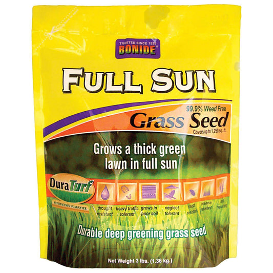  Bonide DuraTurf Mixed Full Sun Grass Seed 3 Lb
