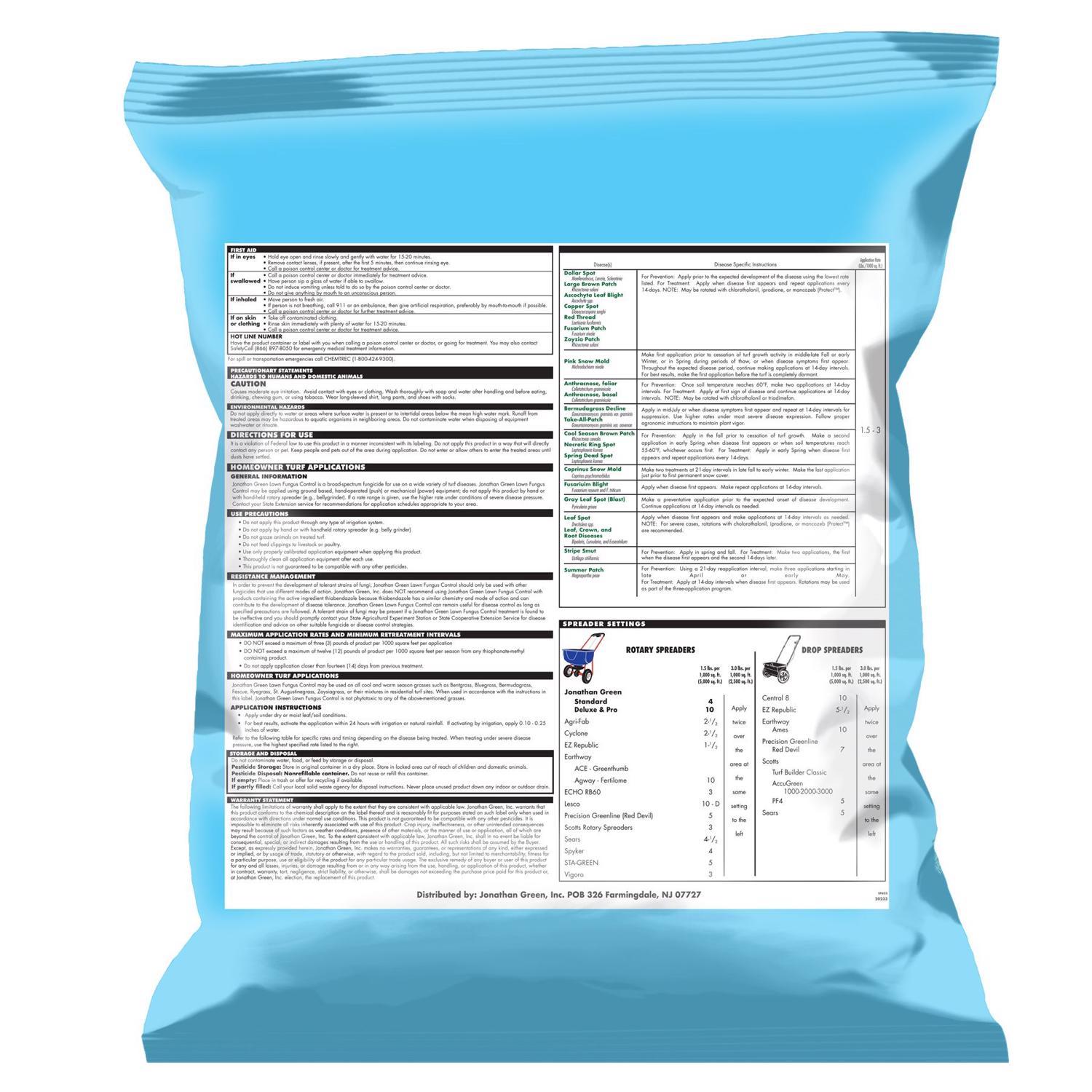  Jonathan Green Lawn Fungus Control Granules Fungicide 7.5 Lb