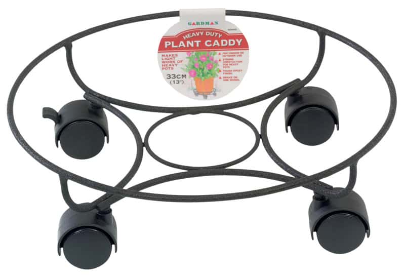  Gardman 4.5 In. H X 13 In. W Metal Planter Caddie Black