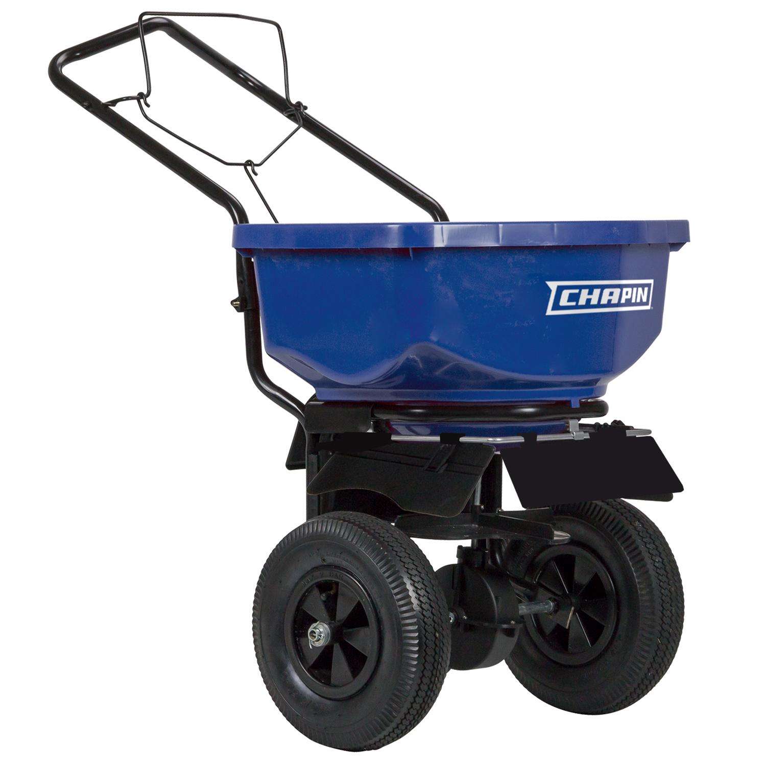  Chapin 96 In. W Push Spreader For Salt/Ice Melt 80 Lb