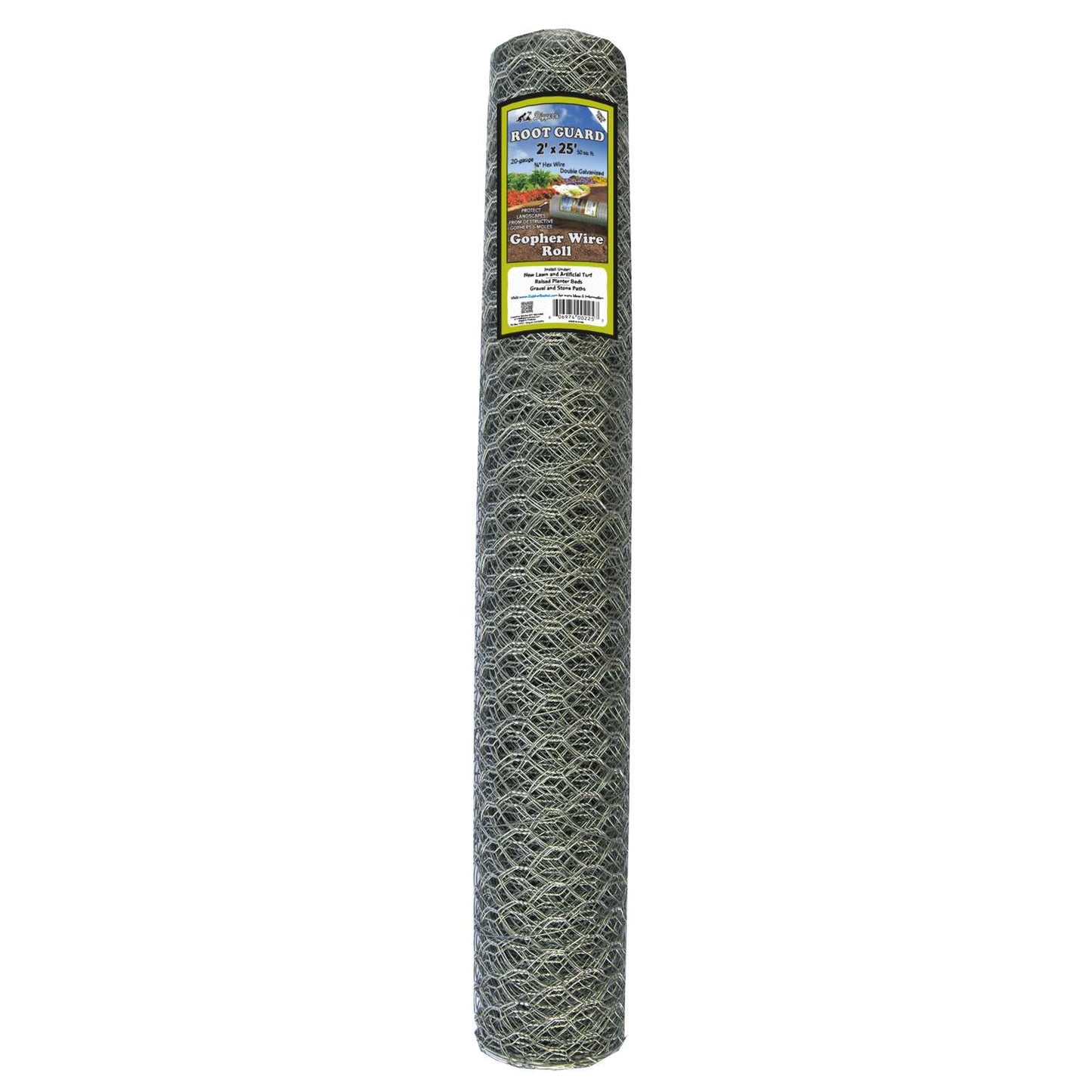  Digger's Root Guard 2 Ft. H X 25 Ft. D Silver Coated Wire Gopher Wire Roll