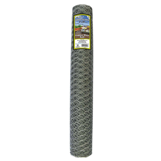  Digger's Root Guard 2 Ft. H X 25 Ft. D Silver Coated Wire Gopher Wire Roll