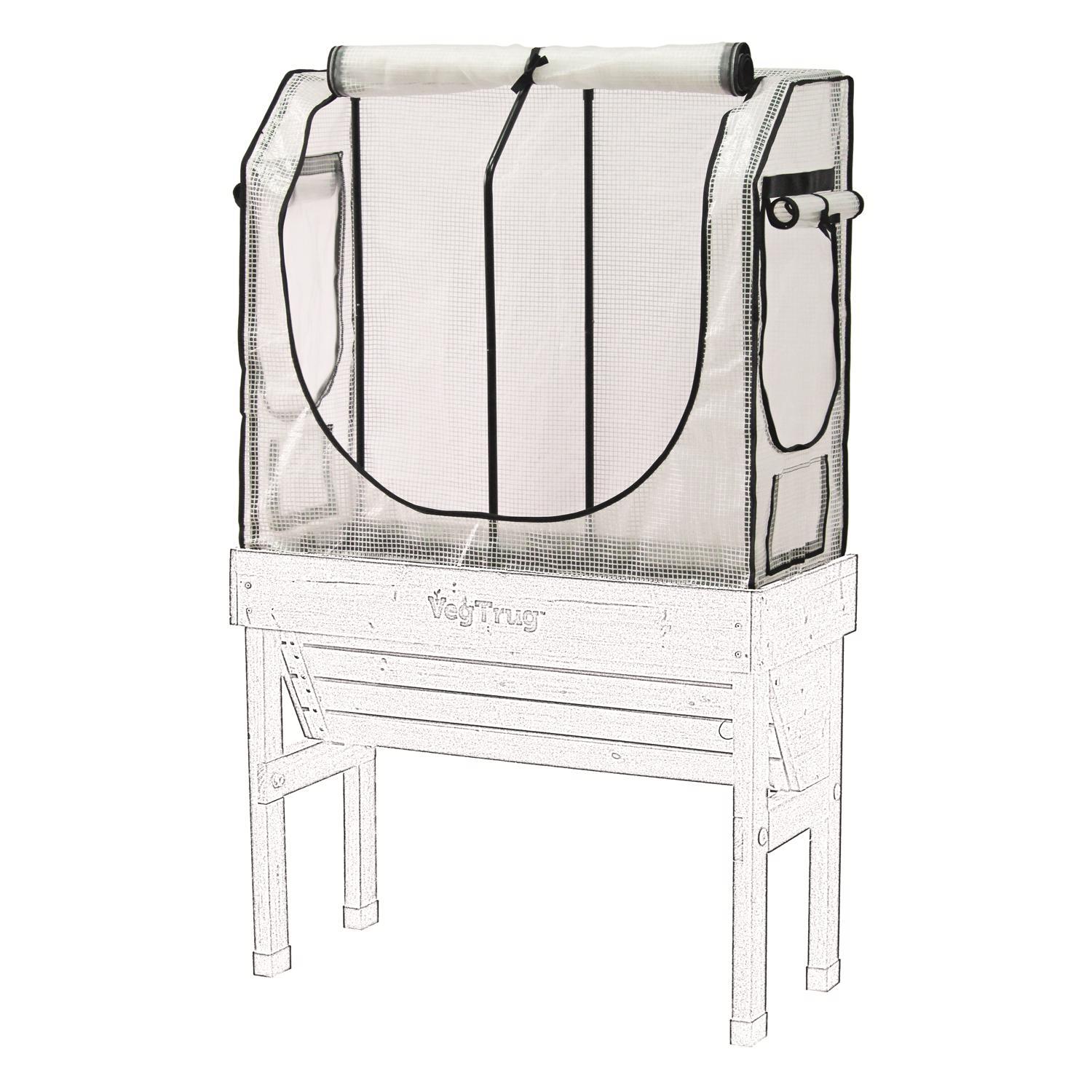  VegTrug WallHugger Black 39 In. W X 16.5 In. D X 35.5 In. H Greenhouse