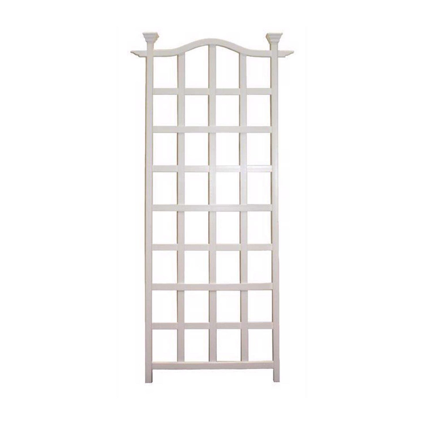  Vita London 79.25 In. H White Vinyl Garden Trellis
