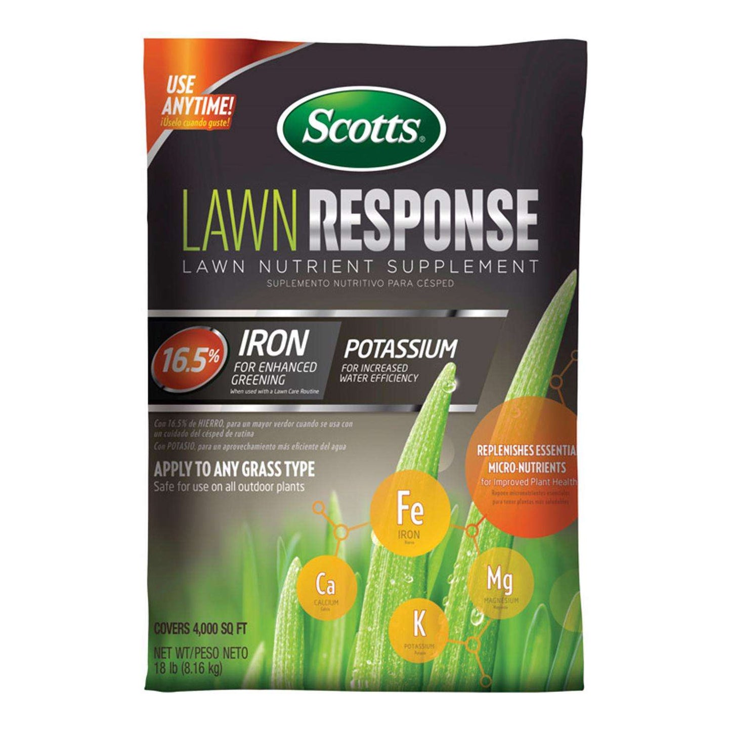  Scotts Lawn Response All-Purpose Lawn Fertilizer For All Grasses 4000 Sq Ft