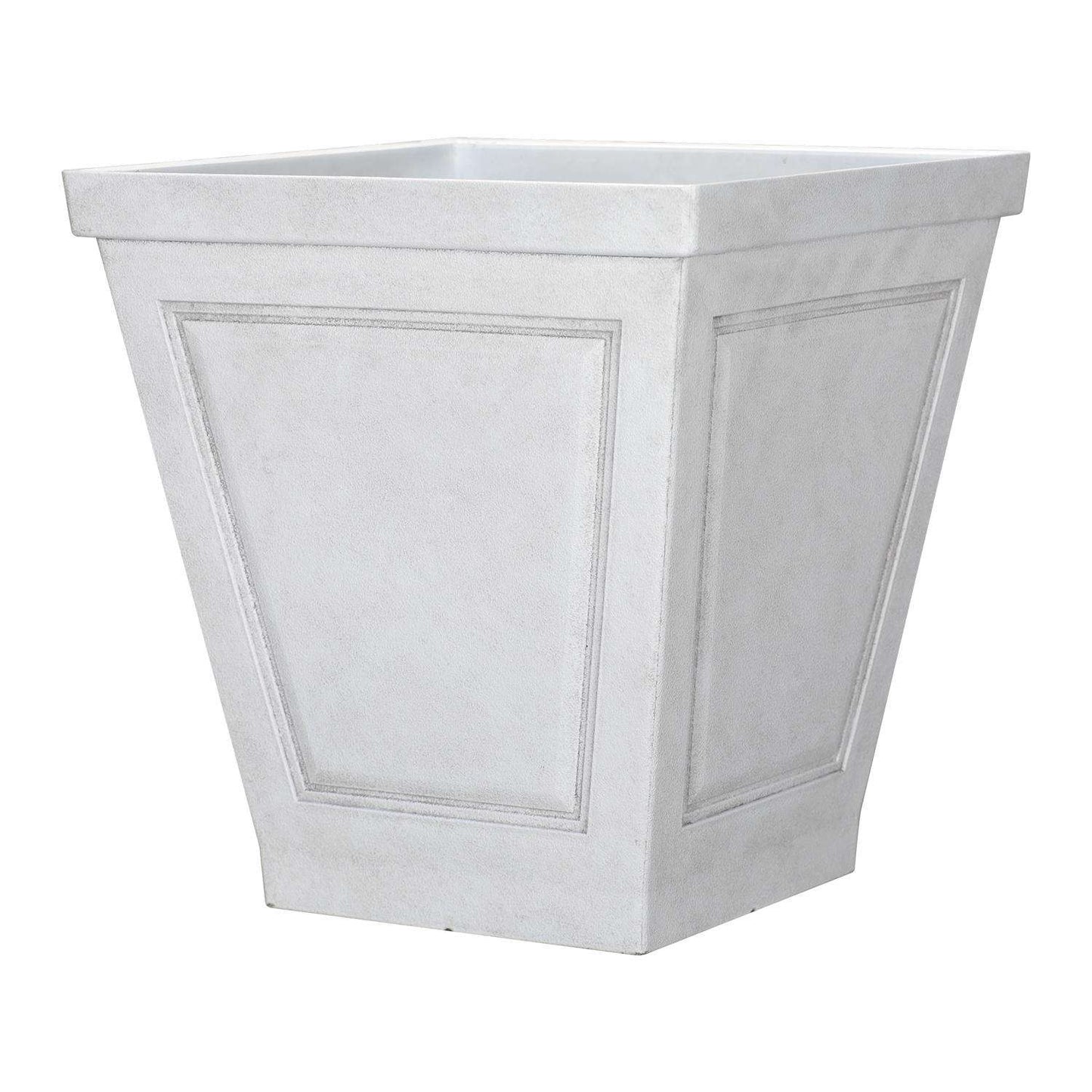  L&G Solutions 16.7 In. H X 16 In. D Polyresin New England Planter White