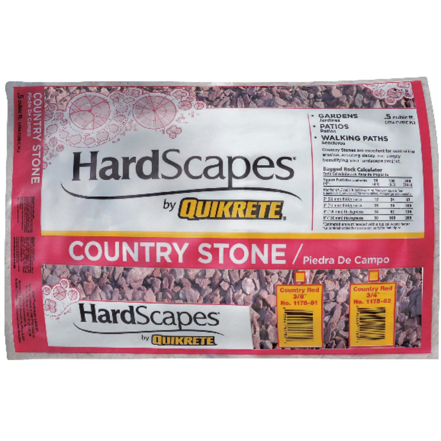 Quikrete HardScapes Red Decorative Stone 0.5 Cu Ft 50 Lb