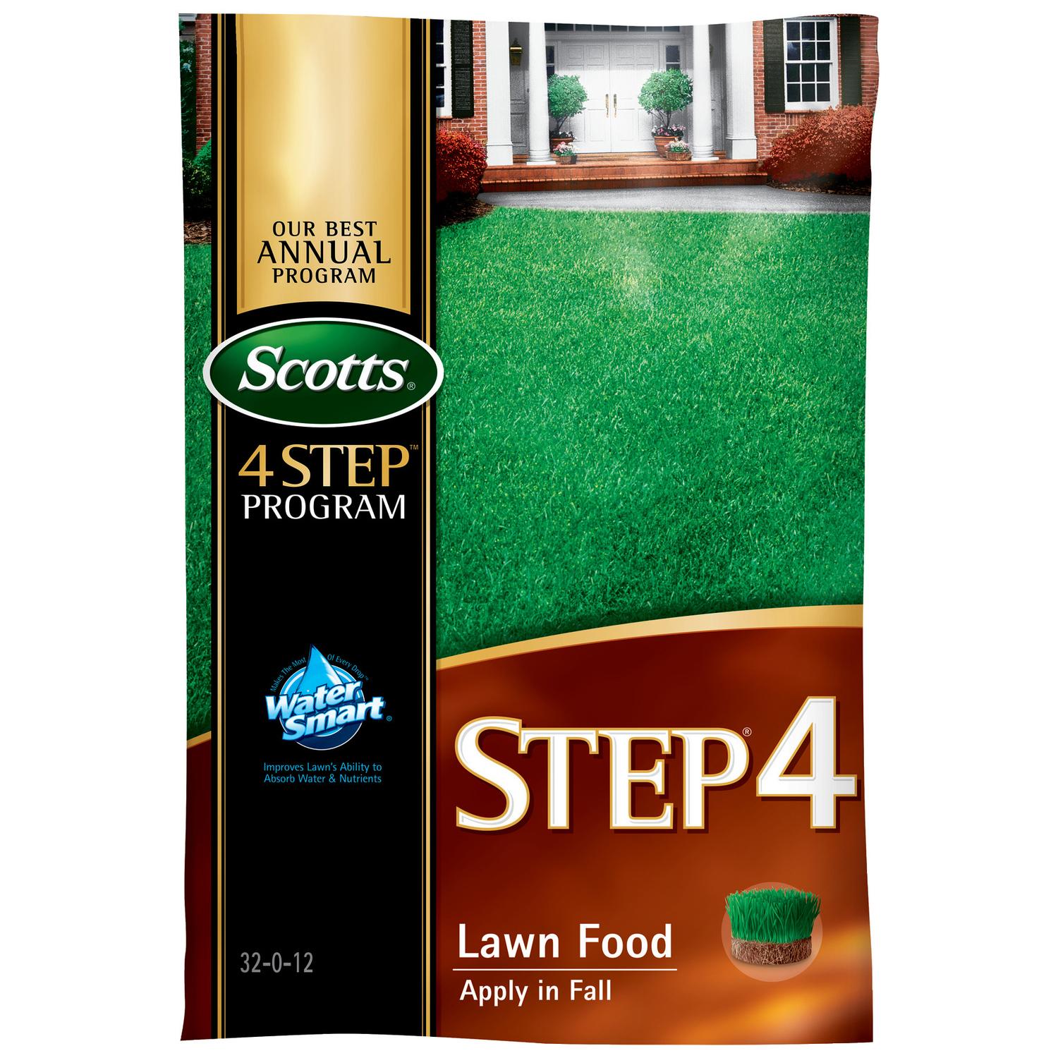  Scotts 4 Step Annual Program Lawn Food For All Grasses 15000 Sq Ft