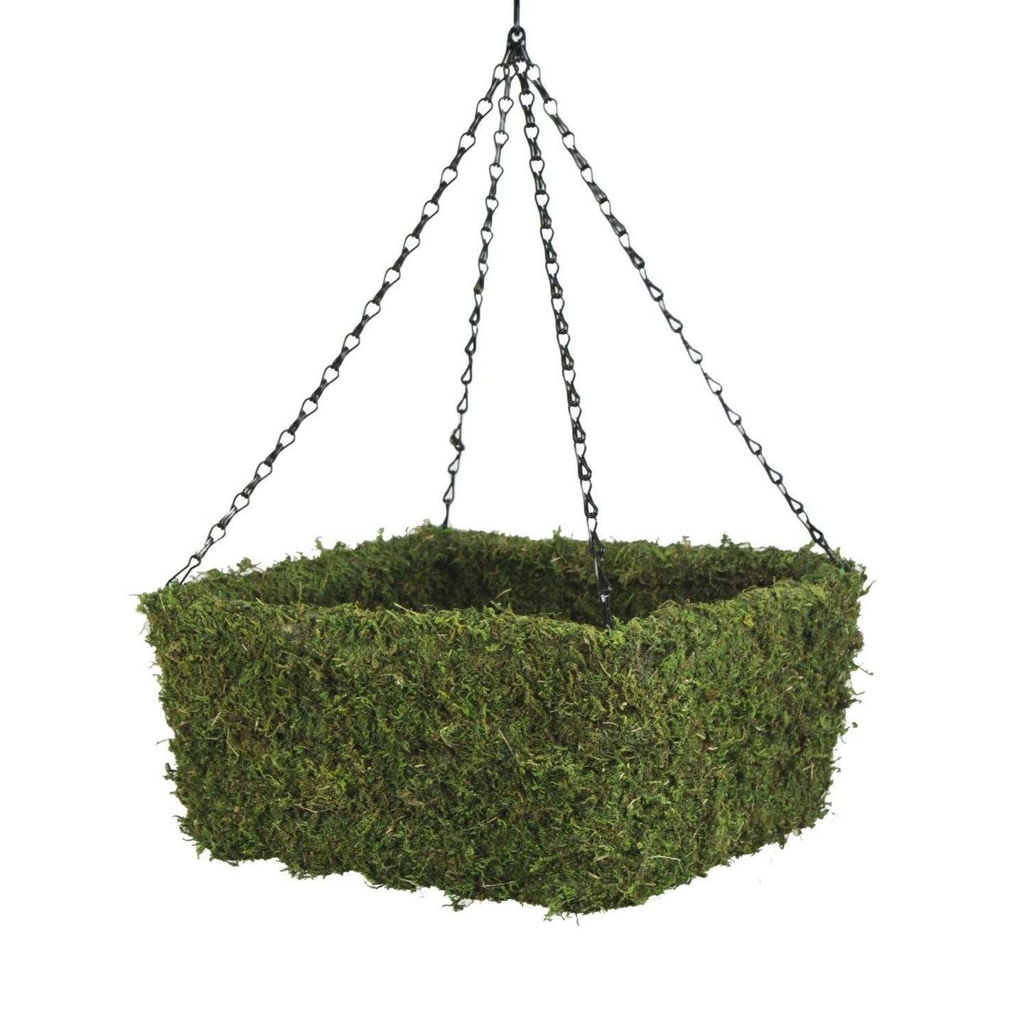  SuperMoss MossWeave 8 In. H X 15 In. W X 15 In. D Wire Hanging Basket Green